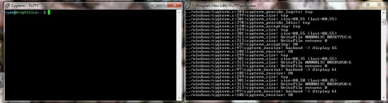 PuTTYcyg Issue